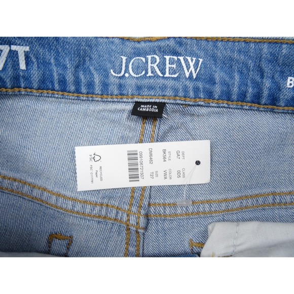 J Crew Jeans Womens Size 27 T Blue Denim Slim Boyfriend High Rise Stretch NWT - Picture 13 of 16